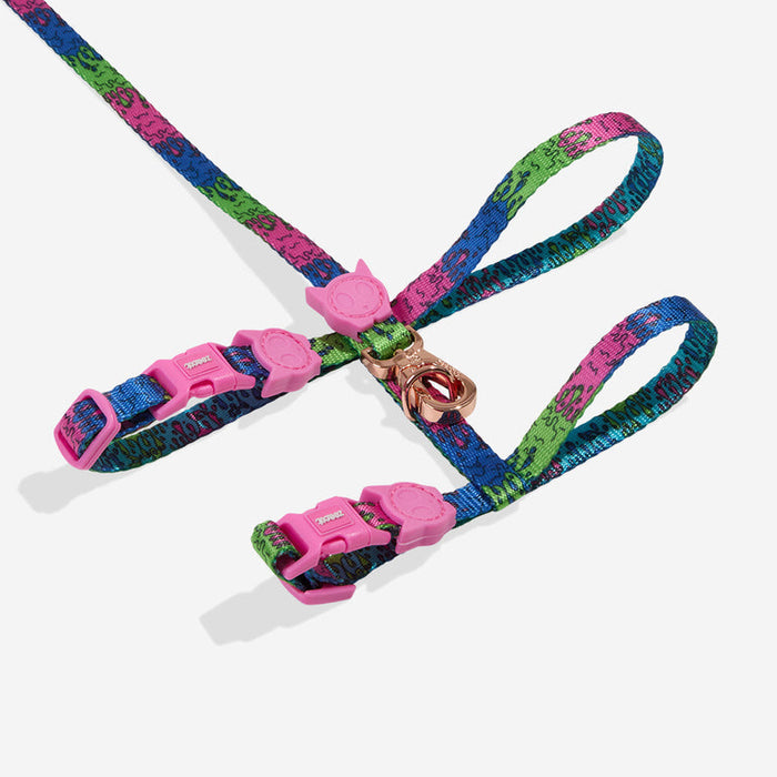 NEW!  Zee.Cat Harness + Leash - Melted