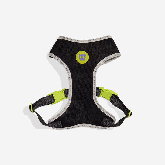 NEW!  Zee.Dog | Adjustable Mesh Harness - Reflective Nox