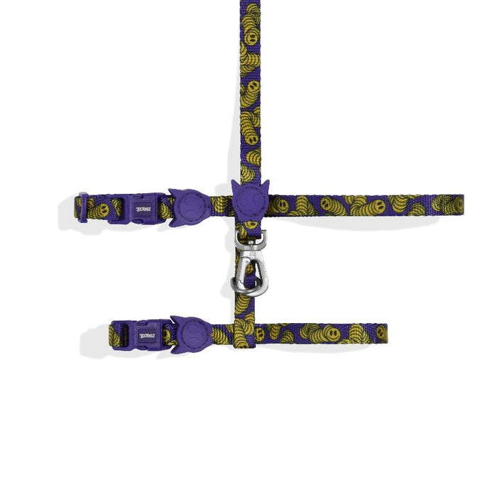 NEW!  Zee.Cat Harness + Leash - Zmiley