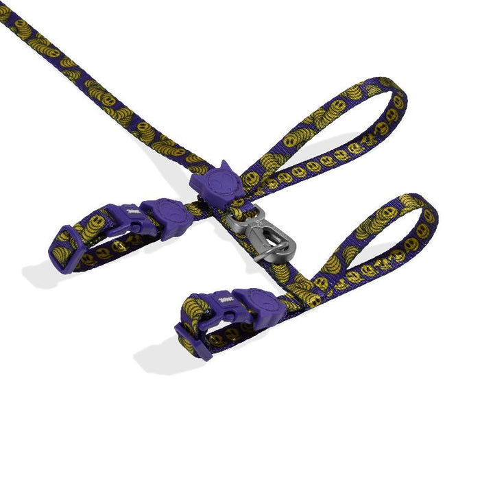 NEW!  Zee.Cat Harness + Leash - Zmiley